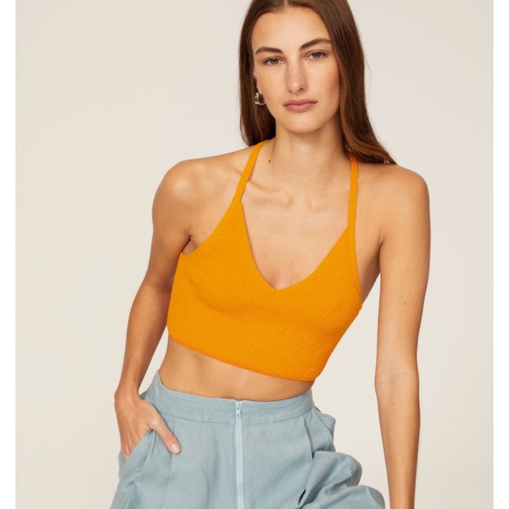 Rag & Bone SOLEIL RIB BRA TOP 🧡🧡